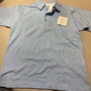 Lot of 3 Boys blue polo uniform shirts
